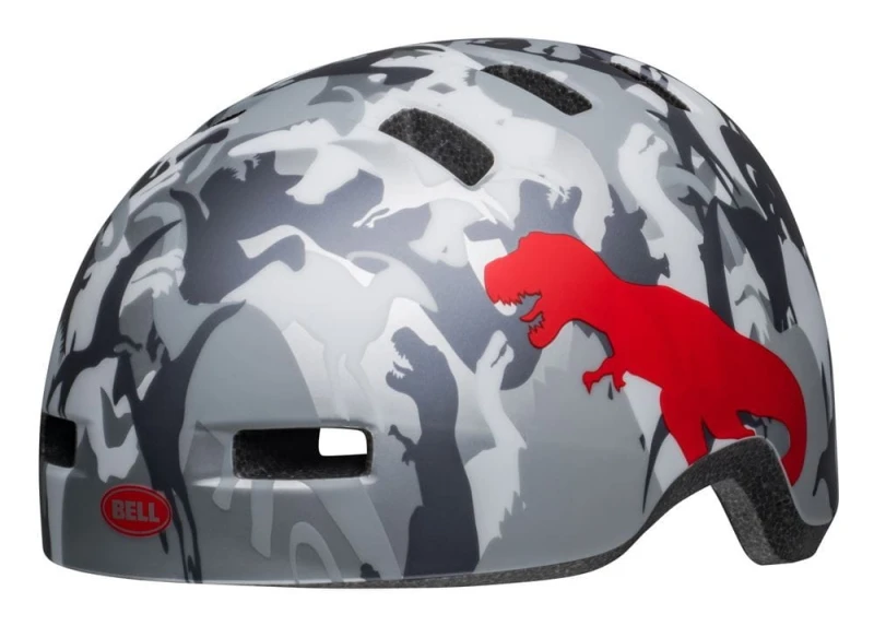 Kask dziecięcy BELL LIL RIPPER matte gray silver camosaurus roz. XS (45–52 cm) (NEW)