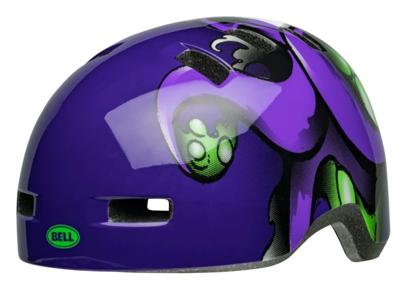 Kask dziecięcy BELL LIL RIPPER purple tentacle roz. S (48–55 cm) (NEW)
