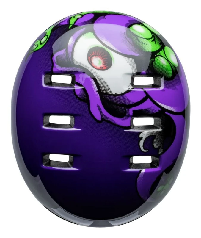 Kask dziecięcy BELL LIL RIPPER purple tentacle roz. S (48–55 cm) (NEW)