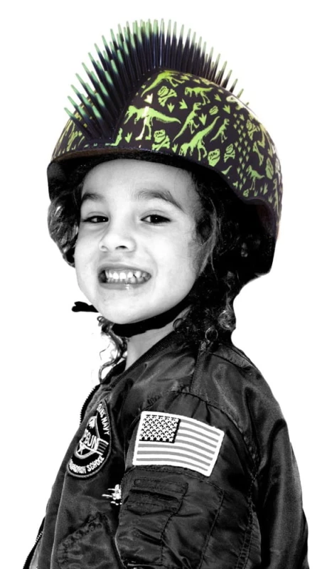 Kask dziecięcy juniorski C-PREME T-REX BONEZ black roz. XS TODDLER FS 3+ (48-52 cm) (NEW)
