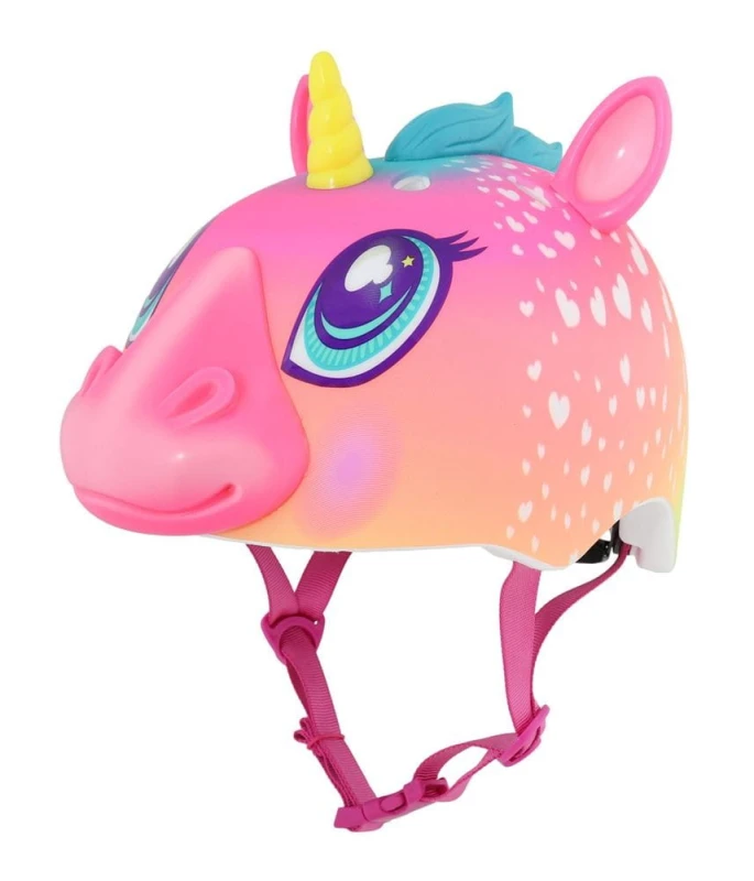 Kask dziecięcy juniorski C-PREME SUPER RAINBOW CORN pink roz. XS TODDLER FS 3+ (48-52 cm) (NEW)