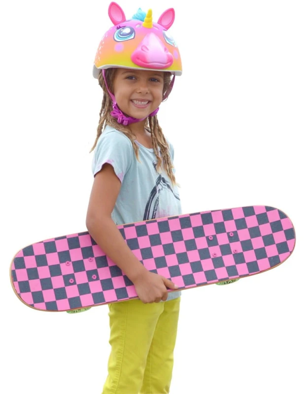 Kask dziecięcy juniorski C-PREME SUPER RAINBOW CORN pink roz. XS TODDLER FS 3+ (48-52 cm) (NEW)
