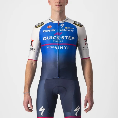 Koszulka kolarska Aero Race 6.1, Team Quick Step, belgian blue/white, rozmiar XXL