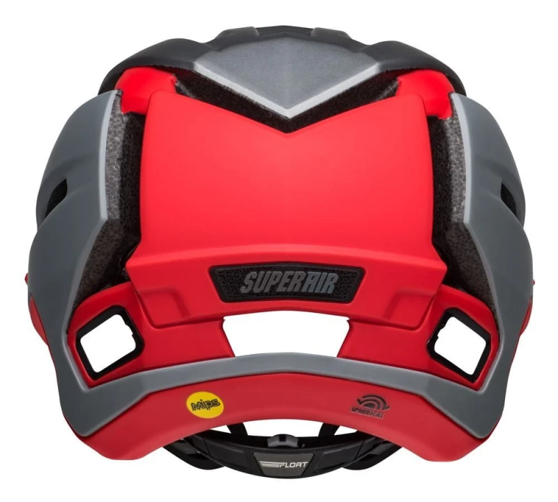 Kask full face BELL SUPER AIR R MIPS SPHERICAL matte gray red roz. M (55-59 cm) (NEW)