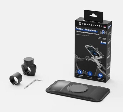 Uchwyt rowerowy na telefon SHAPEHEART PRO 2XL, Mocowanie na kierownicy (NEW)