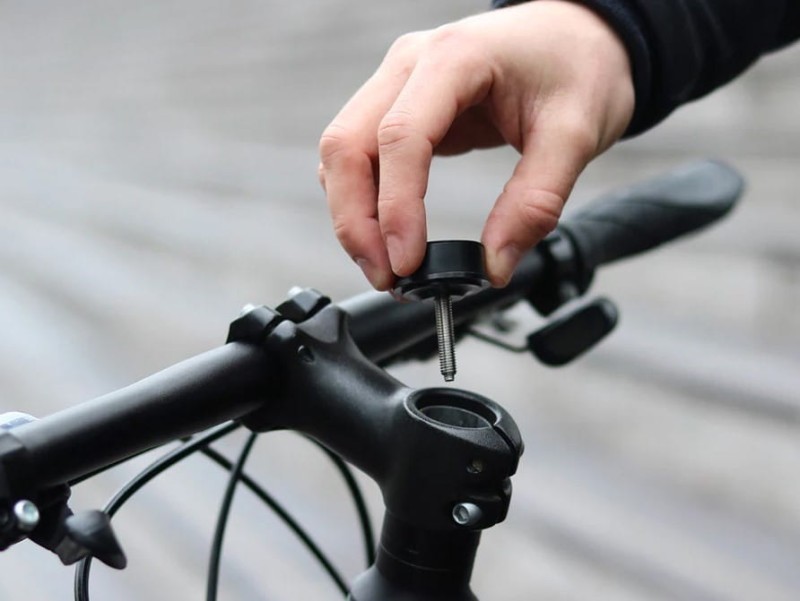 Uchwyt rowerowy na telefon SHAPEHEART STEM M, Mocowanie na kapsel sterów (NEW)