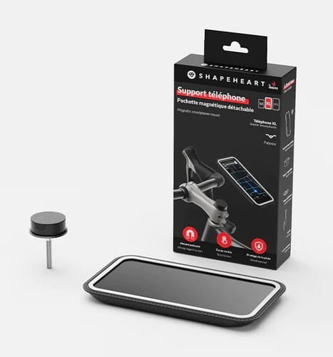 Uchwyt rowerowy na telefon SHAPEHEART STEM XL, Mocowanie na kapsel sterów (NEW)