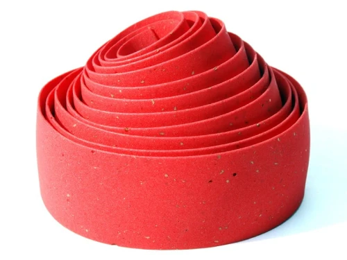 Owijka na kierownicę BIKE RIBBON CORK GEL gr.2,5mm czerwona (NEW)