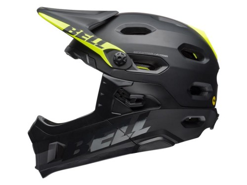 Kask full face BELL SUPER DH MIPS SPHERICAL matte gloss black roz. S (52–56 cm) (NEW)