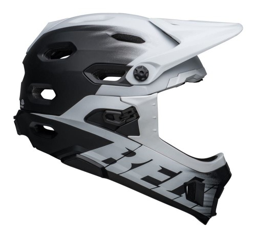 Kask full face BELL SUPER DH MIPS SPHERICAL matte black white roz. M (55-59 cm) (NEW)
