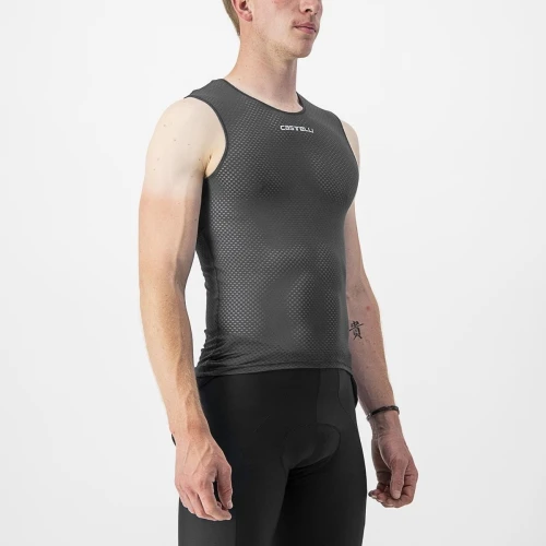 Podkoszulek kolarski bez rękawów Pro Mesh, black, rozmiar M
