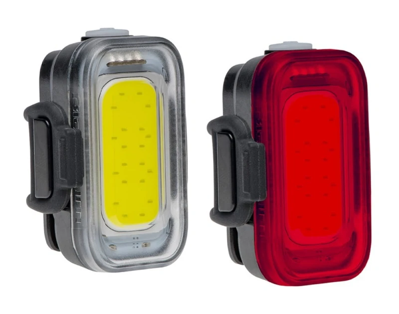 Zestaw lampki BLACKBURN GRID LIGHT SET przód 110 lumenów, tył 40 lumenów (NEW 2023)