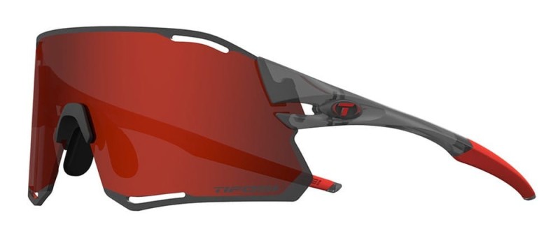 Okulary TIFOSI RAIL RACE CLARION satin vapor (2szkła Clarion Red 14,7% transmisja światła, 95,6% Clear) (LIMITED EDITION) (NEW)