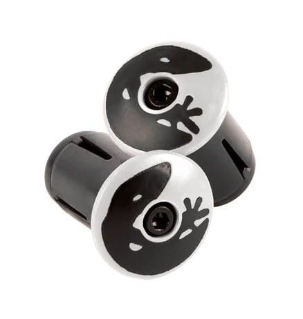 Korki do kierownicy LIZARDSKINS Road Bar End Plugs - Diamond White para (NEW 2023)