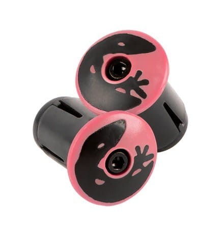 Korki do kierownicy LIZARDSKINS Road Bar End Plugs - Neon Pink para (NEW 2023)