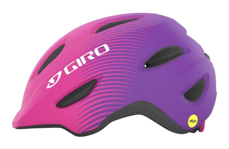 Kask dziecięcy GIRO SCAMP INTEGRATED MIPS matte pink purple fade roz. XS (45-49 cm) (NEW)