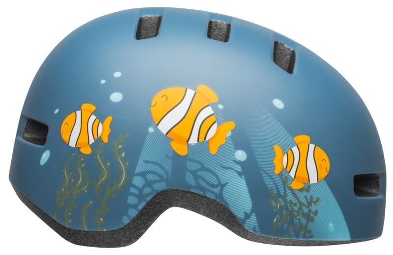 Kask dziecięcy BELL LIL RIPPER clown fish matte gray blue roz. S (48–55 cm) (NEW)