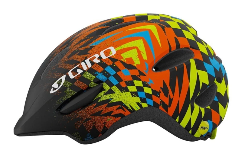 Kask dziecięcy GIRO SCAMP INTEGRATED MIPS matte black check fade roz. XS (45-49 cm) (NEW)