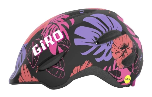 Kask dziecięcy GIRO SCAMP INTEGRATED MIPS matte black floral roz. XS (45-49 cm) (NEW)