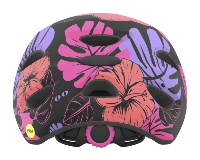 Kask dziecięcy GIRO SCAMP INTEGRATED MIPS matte black floral roz. XS (45-49 cm) (NEW)