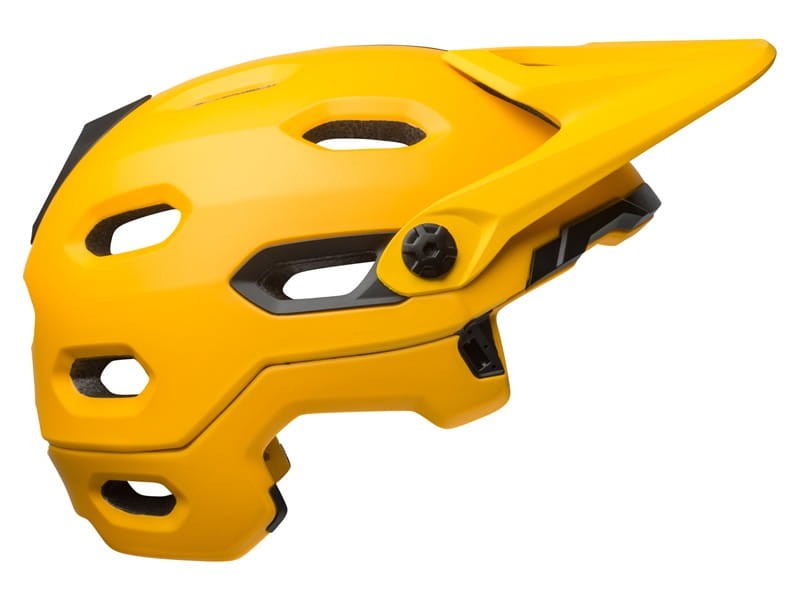 Kask full face BELL SUPER DH MIPS SPHERICAL matte gloss yellow black roz. L (58-62 cm) (DWZ)