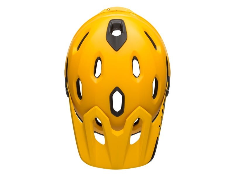 Kask full face BELL SUPER DH MIPS SPHERICAL matte gloss yellow black roz. L (58-62 cm) (DWZ)