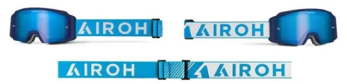 GOGLE AIROH BLAST XR1 BLUE MATT - SZYBA BLUE MIRRORED (1 SZYBA W ZESTAWIE) 
