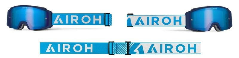 GOGLE AIROH BLAST XR1 BLUE MATT - SZYBA BLUE MIRRORED (1 SZYBA W ZESTAWIE) 