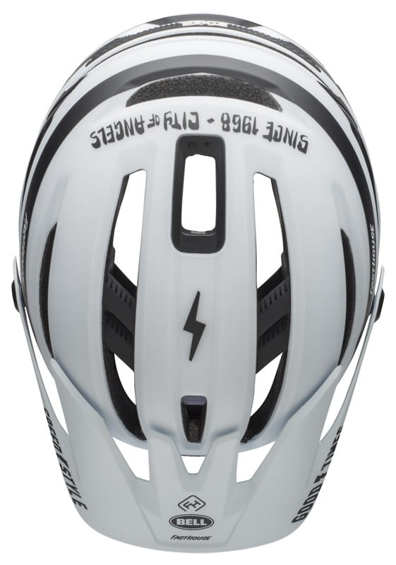 Kask mtb BELL SIXER INTEGRATED MIPS fasthouse stripes matte white black roz. S (52–56 cm) (NEW)