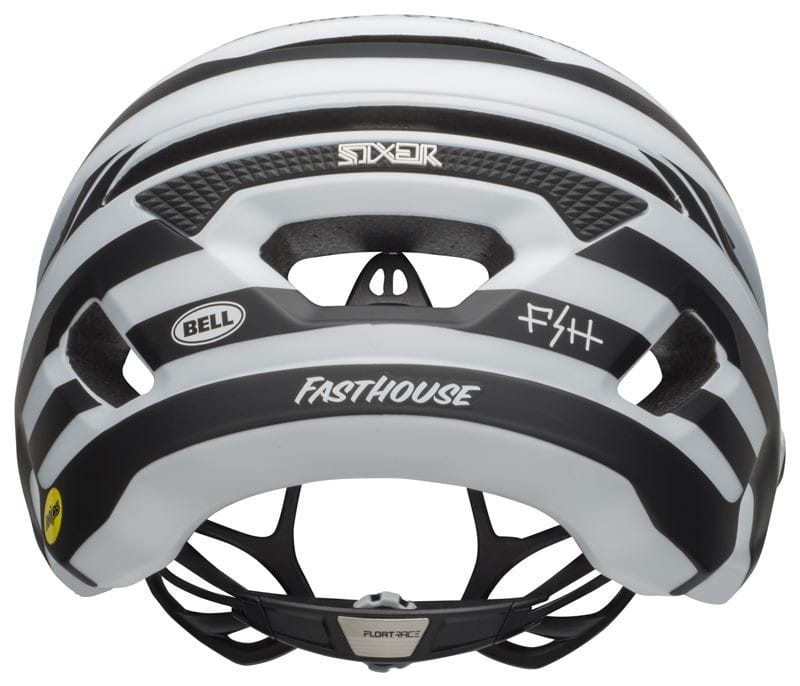 Kask mtb BELL SIXER INTEGRATED MIPS fasthouse stripes matte white black roz. S (52–56 cm) (NEW)