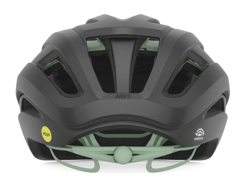 Kask szosowy GIRO ARIES SPHERICAL MIPS matte coal space green roz. M (55-59 cm) (NEW)