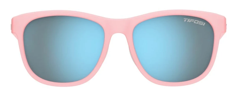 Okulary TIFOSI SWANK satin crystal blush (1 szkło Smoke Bright Blue 11,2% transmisja światła) (NEW)