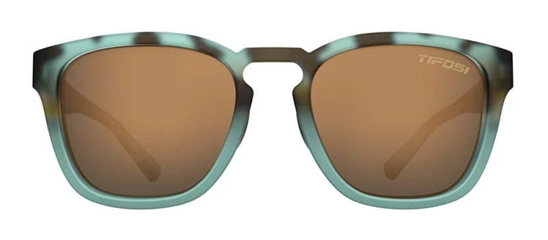 Okulary TIFOSI SMIRK matte blue tortoise (1 szkło Brown 17,1% transmisja światła, no mirror) (NEW)