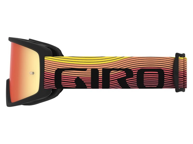 Gogle GIRO BLOK MTB orange heatwave (Szyba kolorowa AMBER xx% S3 + Szyba Przeźroczysta 99% S0) mocowanie pod zrywki (DWZ)