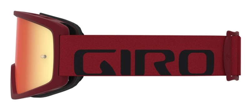 Gogle GIRO TAZZ MTB red black (Szyba kolorowa VIVID-Carl Zeiss TRAIL + Szyba Przeźroczysta 99% S0) (DWZ)