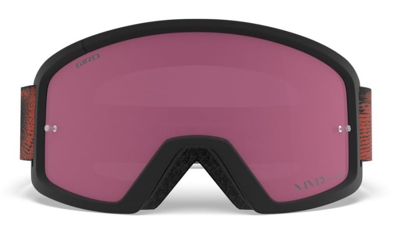 Gogle GIRO TAZZ MTB black red hypnotic (Szyba kolorowa VIVID-Carl Zeiss TRAIL + Szyba Przeźroczysta 99% S0) (DWZ)