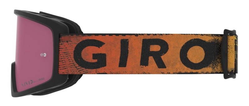Gogle GIRO TAZZ MTB black red hypnotic (Szyba kolorowa VIVID-Carl Zeiss TRAIL + Szyba Przeźroczysta 99% S0) (DWZ)