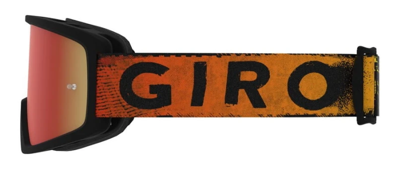 Gogle GIRO TAZZ MTB black red hypnotic (Szyba kolorowa AMBER SCARLET trail + Szyba Przeźroczysta 99% S0) (DWZ)