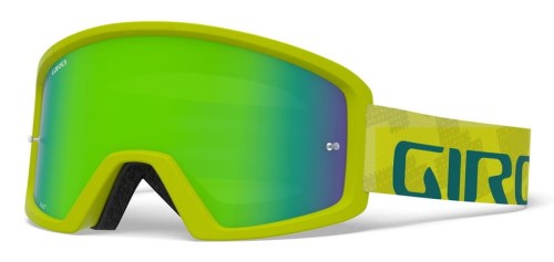 Gogle GIRO TAZZ MTB citron fanatic (Szyba kolorowa LODEN GREEN + Szyba Przeźroczysta 99% S0) (DWZ)