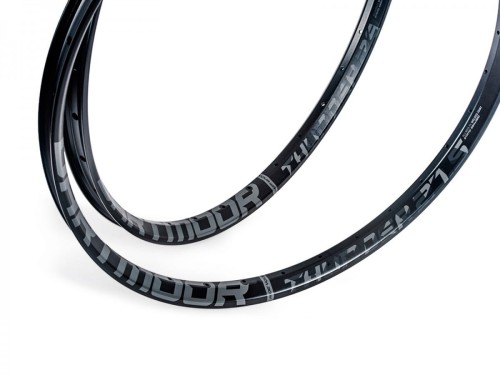Obręcz Thunder 27.5", 28 otworów, tubeless ready, matowa czarna anodowana