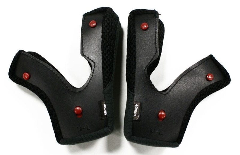 Wkładki wewnętrzne BELL TRANSFER-9 cheek pads black roz. L (NEW)