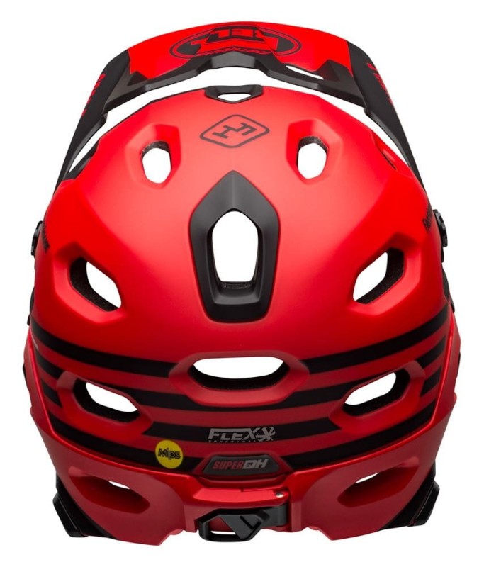 Kask full face BELL SUPER DH MIPS SPHERICAL fasthouse matte gloss red black roz. M (55-59 cm) (NEW)