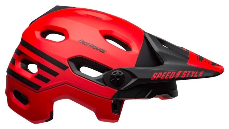 Kask full face BELL SUPER DH MIPS SPHERICAL fasthouse matte gloss red black roz. M (55-59 cm) (NEW)