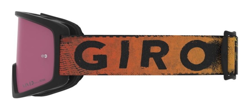 Gogle GIRO BLOK MTB black red hypnotic (Szyba Czerwona Lustrzana VIVID-Carl Zeiss TRAIL + Szyba Przeźroczysta 99% S0) (DWZ)