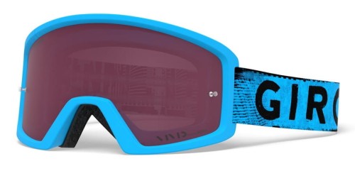 Gogle GIRO BLOK MTB blue hypnotic (Szyba Niebieka Lutrzana VIVID-Carl Zeiss TRAIL + Szyba Przeźroczysta 99% S0) (DWZ)