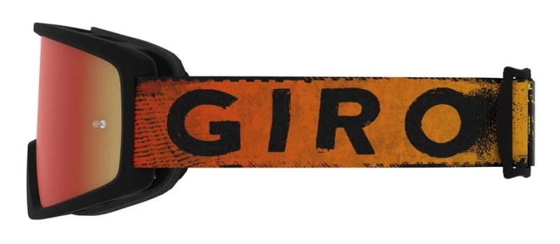 Gogle GIRO BLOK MTB black red hypnotic (Szyba Czerwona Lustrzana AMBER SCARLET + Szyba Przeźroczysta 99% S0) (DWZ)