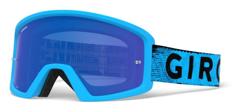Gogle GIRO BLOK MTB blue hypnotic (Szyba Niebieska Lustrzana COBALT BLUE S3 0,8-18% + Szyba Przeźroczysta S0 99%) (DWZ)