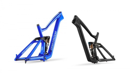 Rama Thunderbird CF, karbonowa, bez dampera, pod damper 205x65mm, Boost, Space Blue mat, Large