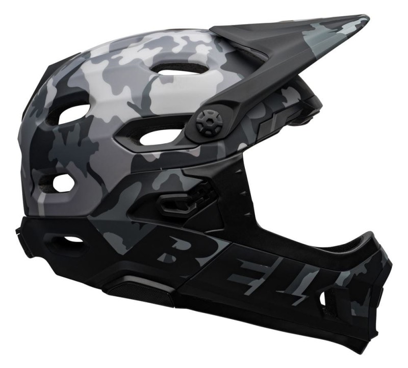 Kask full face BELL SUPER DH MIPS SPHERICAL matte gloss black camo roz. M (55-59 cm) (NEW)