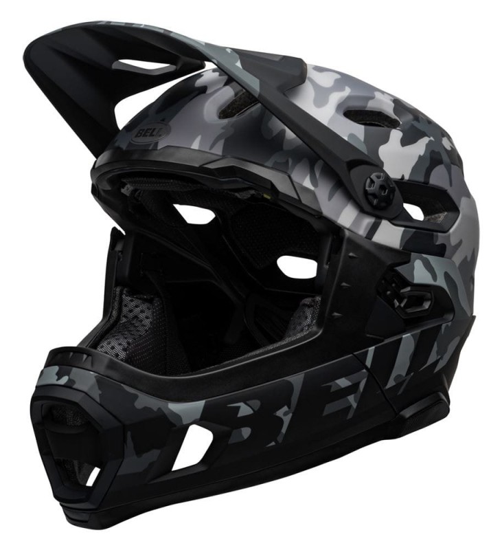 Kask full face BELL SUPER DH MIPS SPHERICAL matte gloss black camo roz. M (55-59 cm) (NEW)